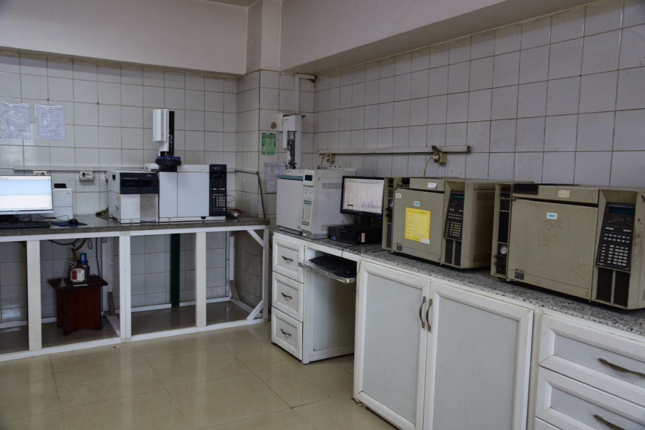 GC chromatography instruments at PHATRADE's Obour City quality control laboratory